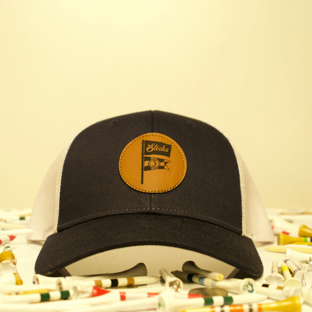 Sticks Golf Hat (Navy/White)